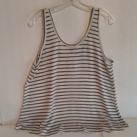 Fang silver splatter knit tank top sz XL NWT - Picture 2 of 7